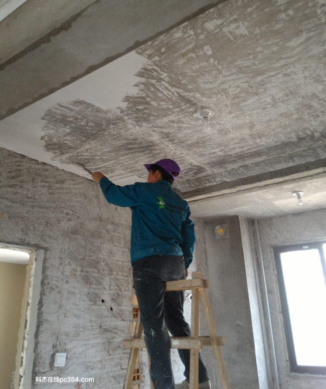 鏟墻施工現場圖片